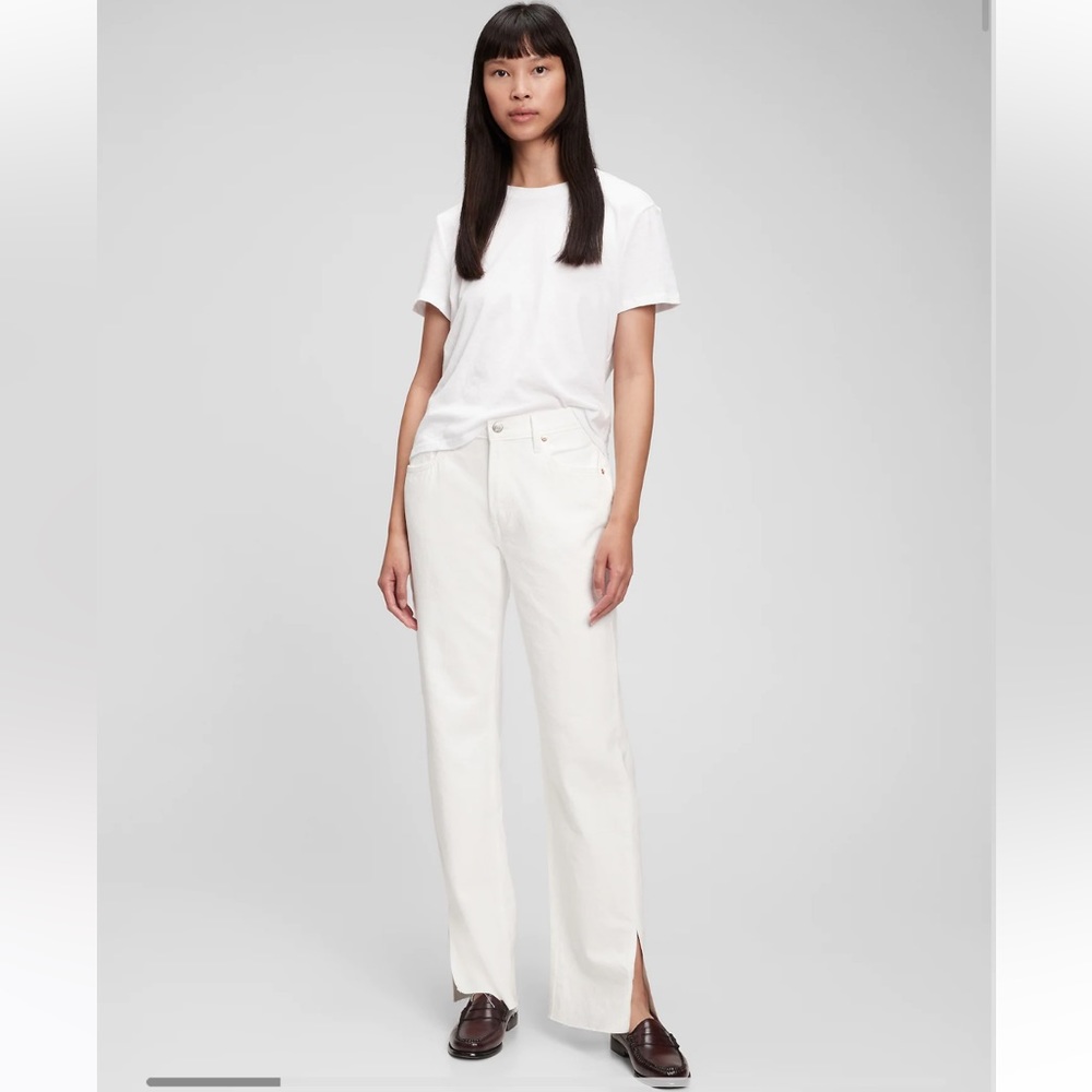NWT Gap Split Hem Jeans